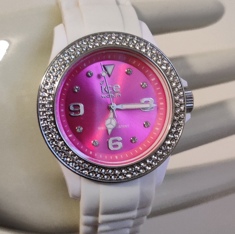 Authentic Ice Watch Ice-Star Women Embellished Clear Swarovski Crystals